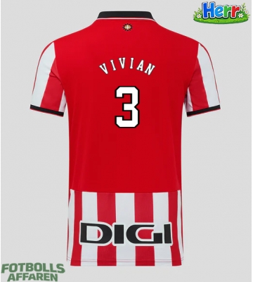 Athletic Bilbao Dani Vivian #3 Hemmatröja 2025-26 Kortärmad